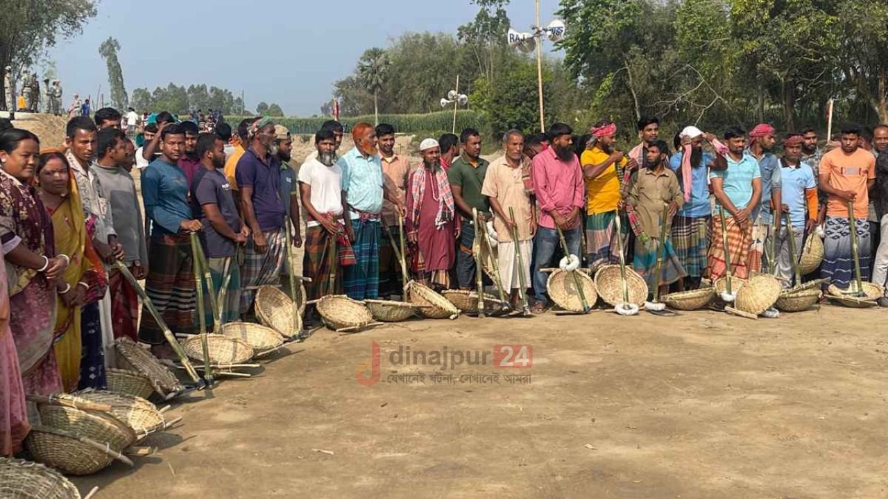 তারেক রহমানের আগমনে সাহাপাড়ায় খুশির জোয়ার, খাল খনন ঘিরে দিনাজপুরে উৎসবের আমেজ