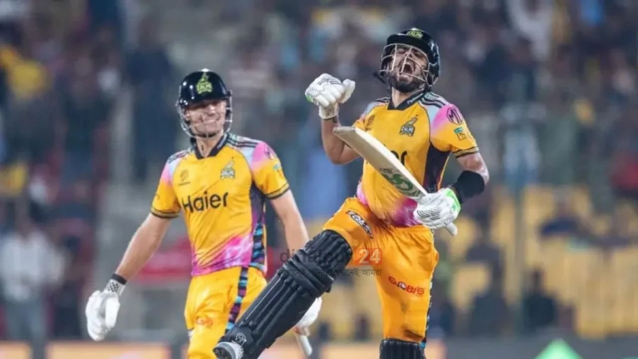 বাবরের সেঞ্চুরিতে ফাইনালে পেশোয়ার জালমি