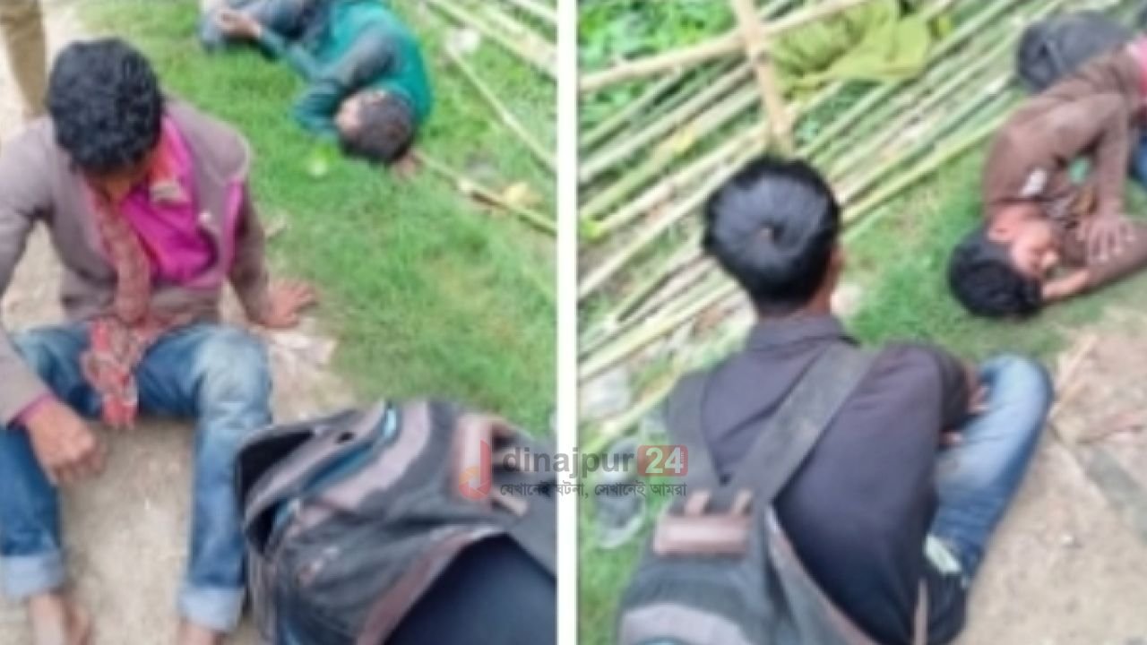 দিনাজপুরে রাস্তার পাশে অচেতন ৫ ধানকাটা শ্রমিককে উদ্ধার করেছে পুলিশ