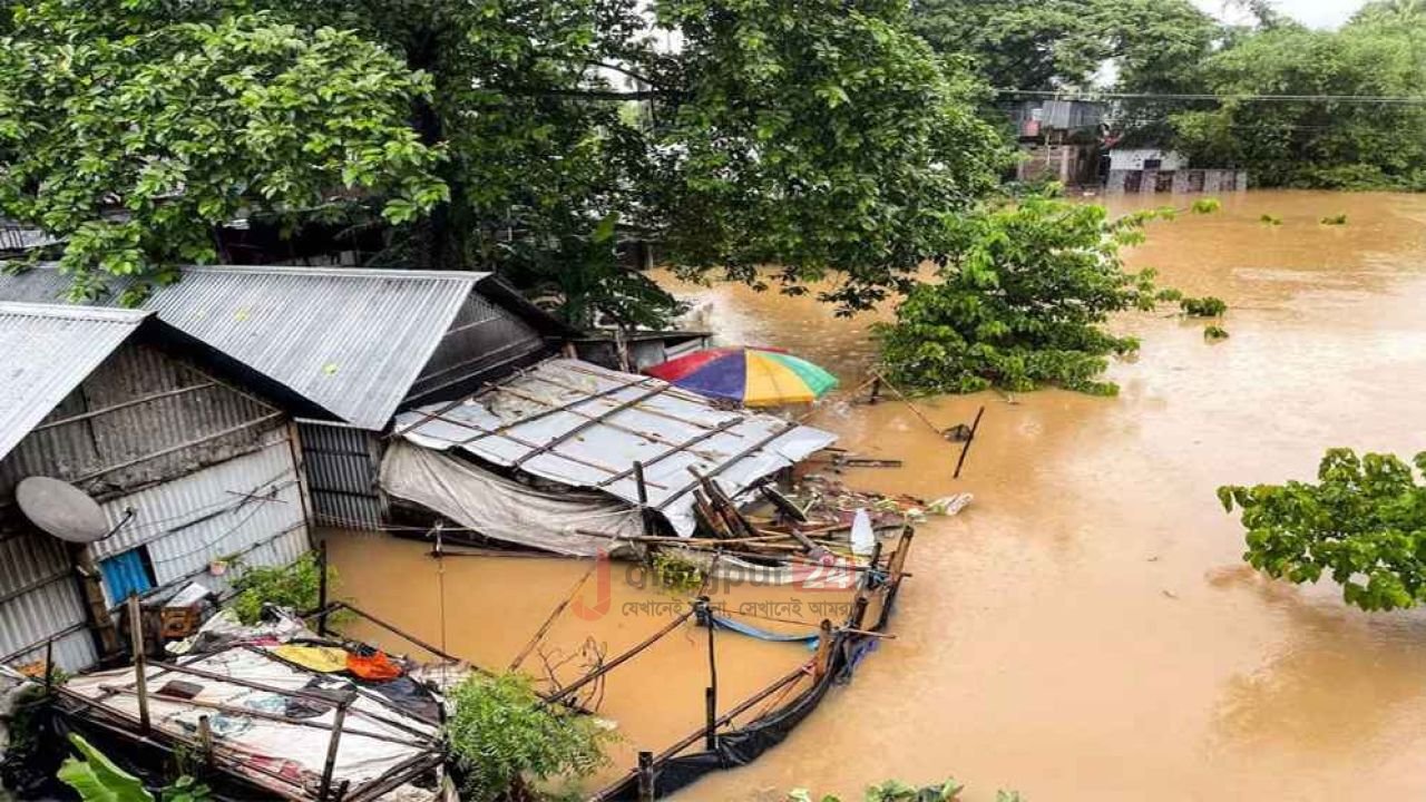 উত্তরের ৪ জেলায় বন্যার পদধ্বনি