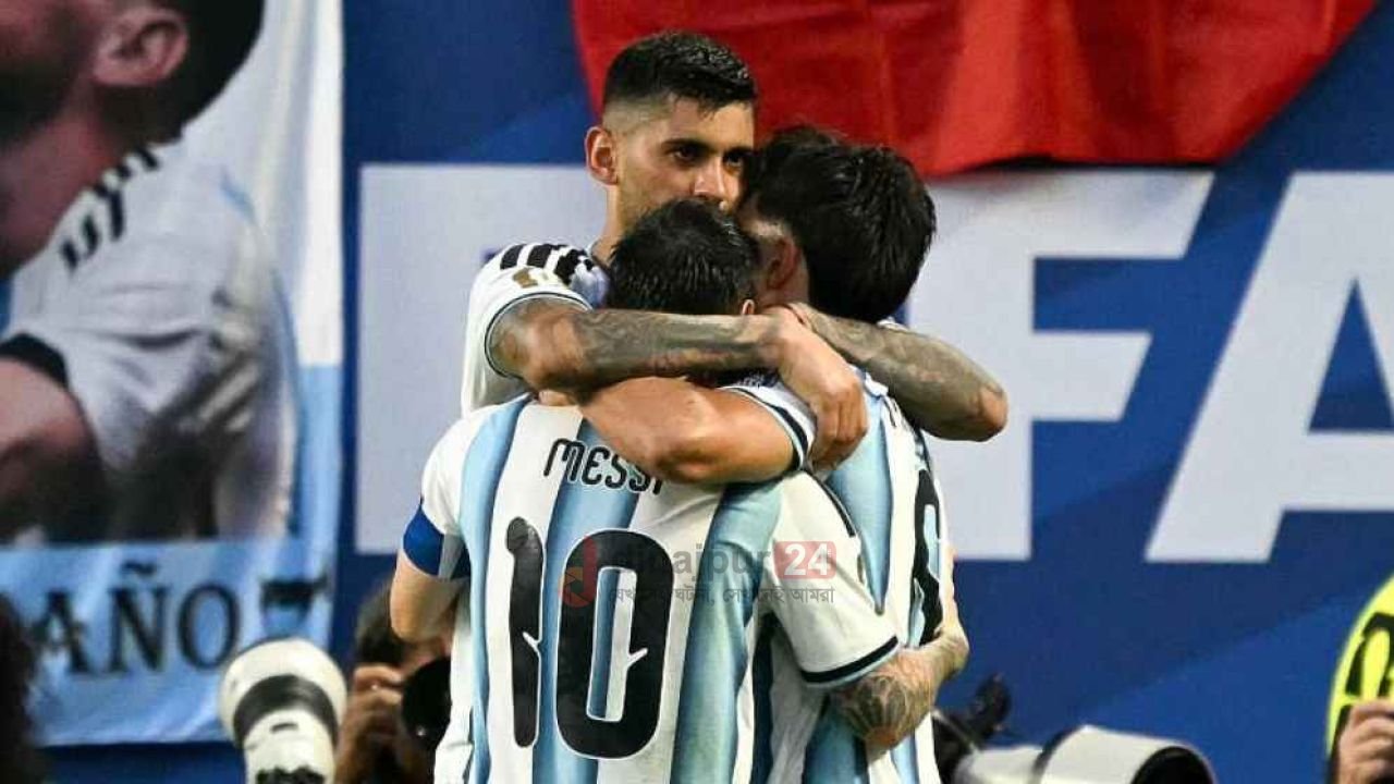 রোমাঞ্চকর লড়াইয়ে কেপ ভার্দের দুর্গ ভেঙে শেষ ষোলোয়ে আর্জেন্টিনা