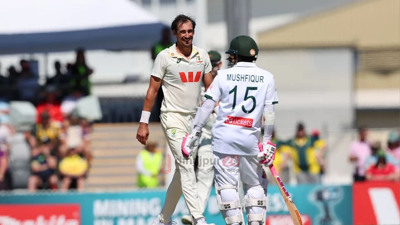 স্টার্কের আগুনে বোলিংয়ে তছনছ বাংলাদেশ
