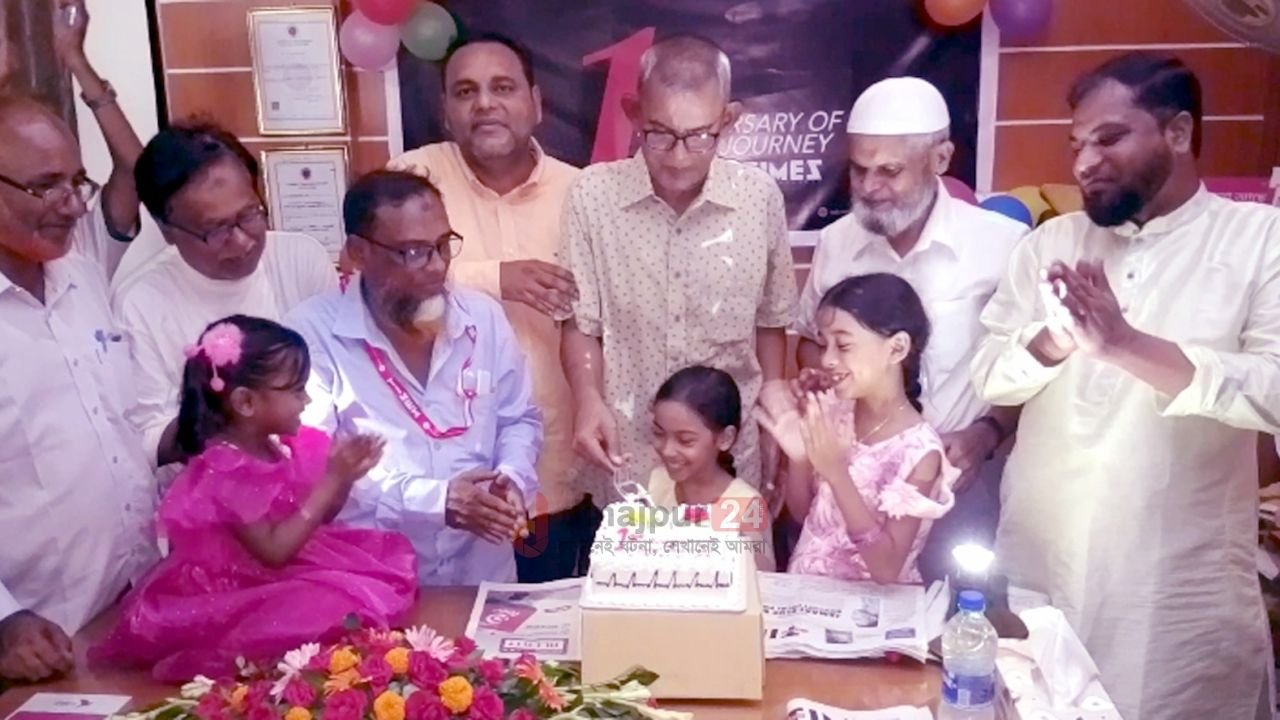 দিনাজপুরে ডেইলি টাইমস অব বাংলাদেশের বর্ষপূর্তি উদযাপন