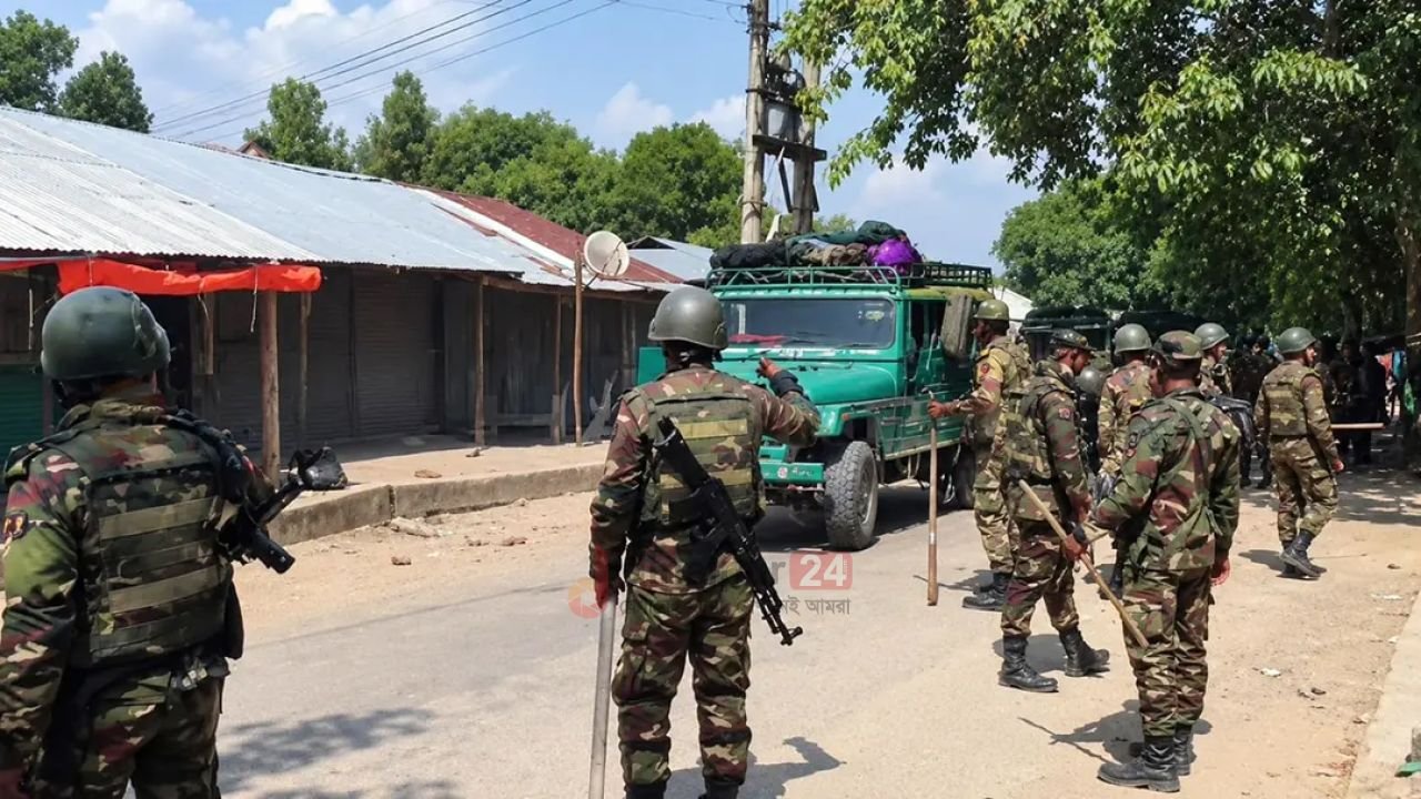সাজেক সড়কে ফের অবরোধ, আইনশৃঙ্খলা বাহিনীর সঙ্গে গোলাগুলি